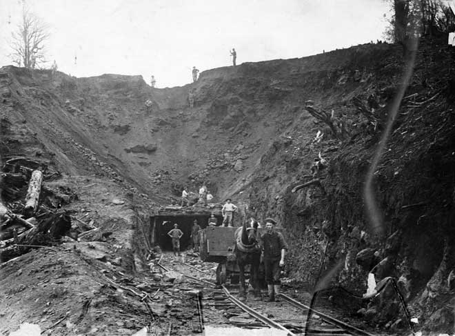 Railway labourers