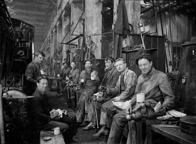 Railway workshop break