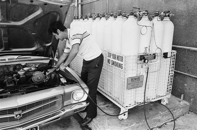 CNG service station
