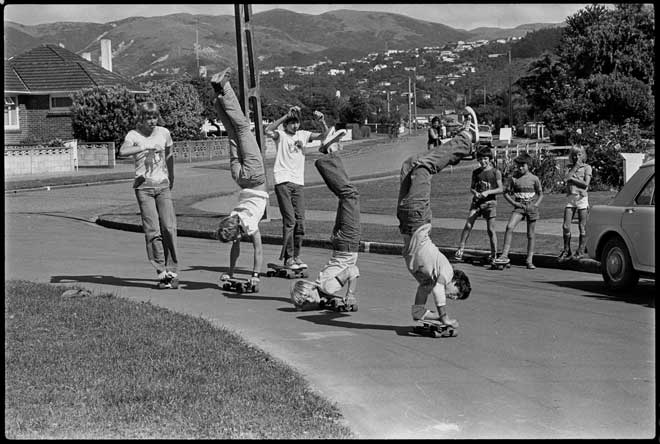 Skateboarding