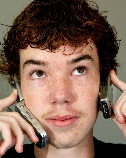 Teens' mobiles