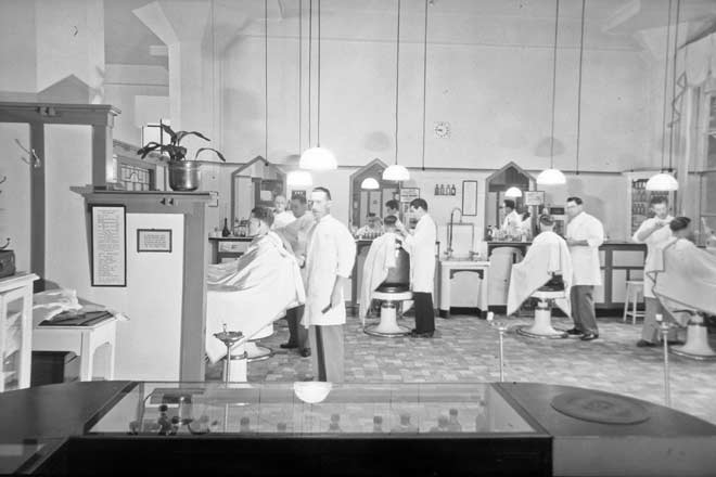 Department-store barbers