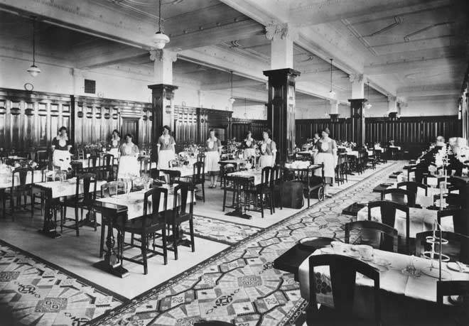 Tearoom waitresses