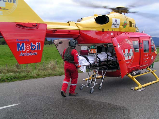 Rescue helicopter