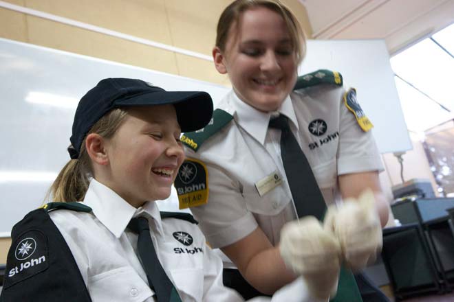 St John cadets