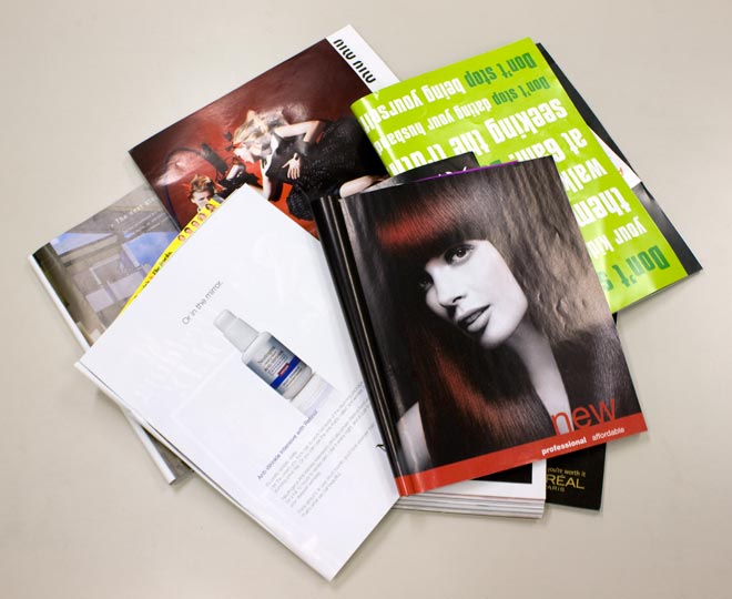 Magazine advertising