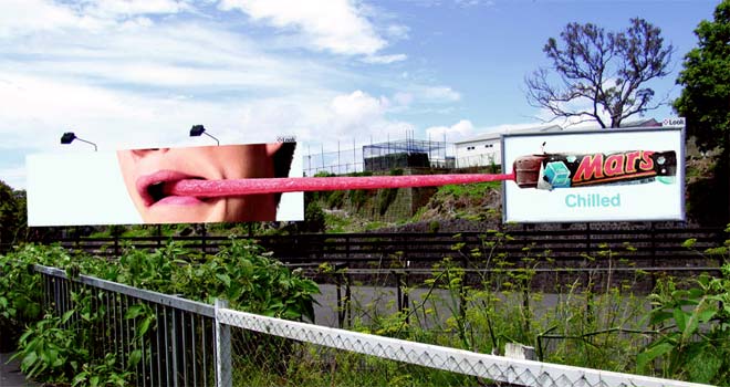 Mars Bar billboards