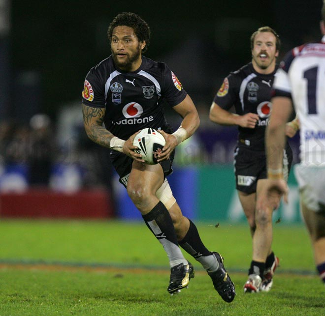 Advertising on a rugby league jersey