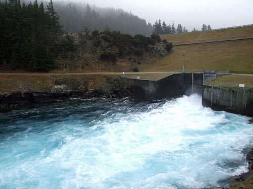 Lake Hāwea dam