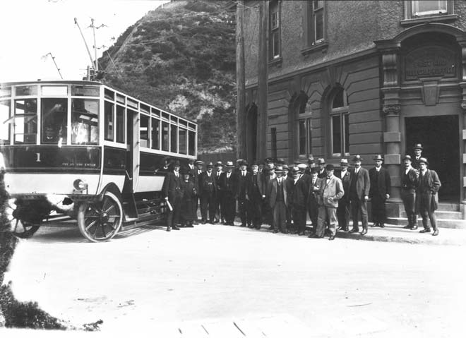 Wellington’s first trolleybus