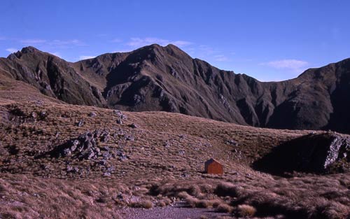 Hut in the Tararua ranges
