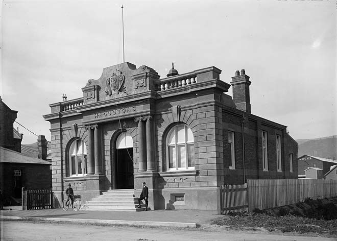 Customs house, Nelson, 1908