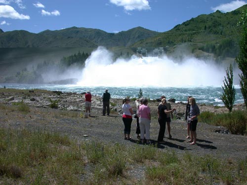 Benmore dam spillway