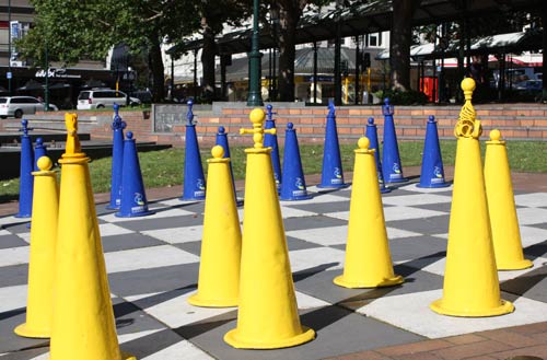 Outdoor chess