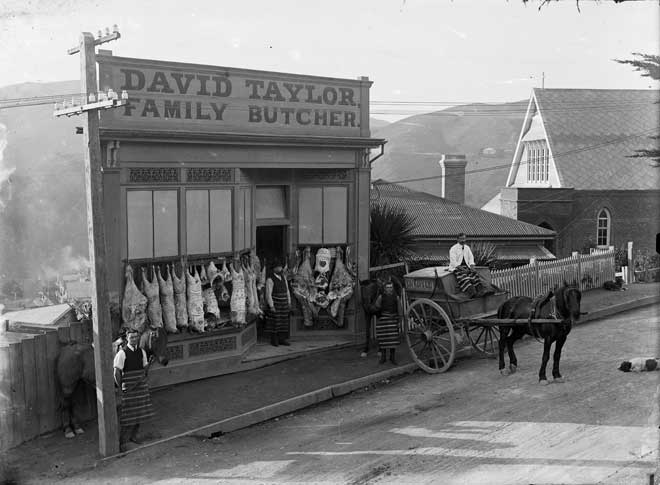 19th-century butcher’s shop