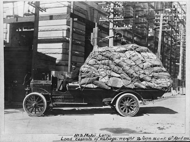 Mail by truck