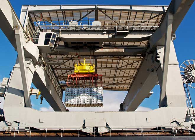 Exporting aluminium