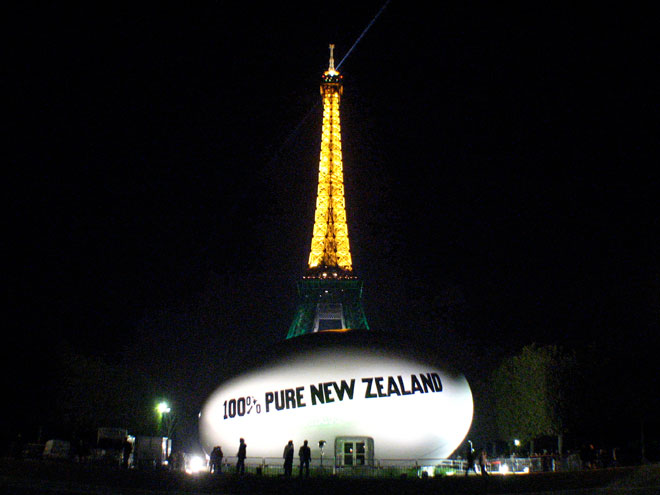 Rugby ball in Paris