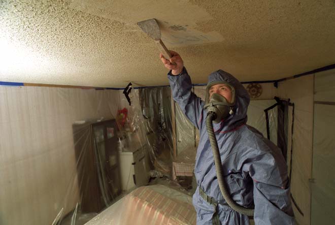 Removing asbestos