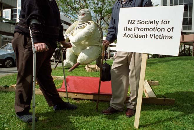 Protesting ACC cuts