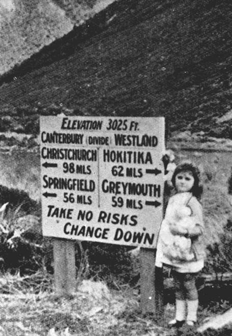 Arthur’s Pass sign