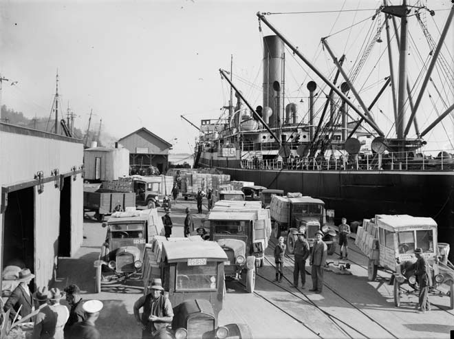 Trucks, rail and ships