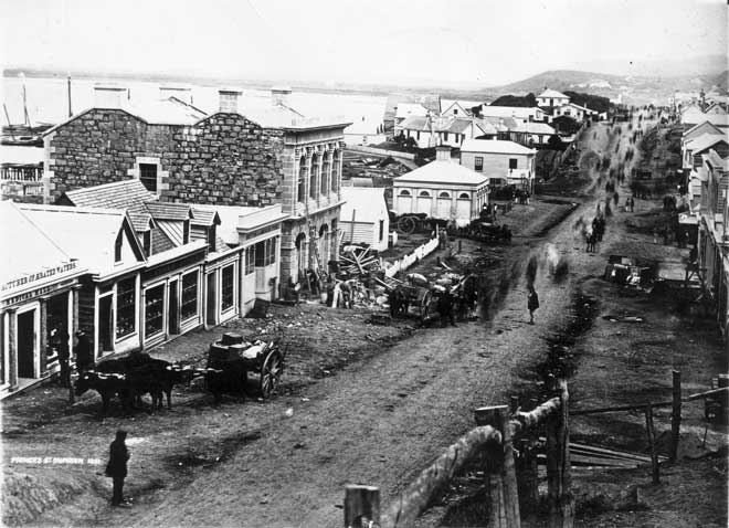 Princes Street, Dunedin, 1861