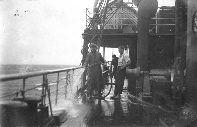 Crew on the <em>Rarawa</em>