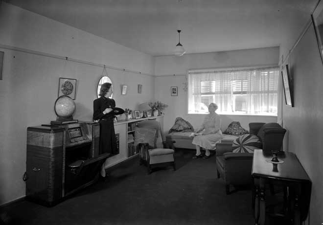 Living room, Symonds St Flats