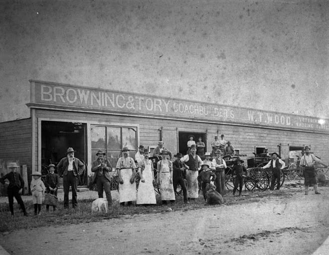 Coach-building apprentice, around 1891