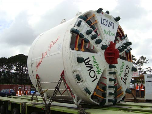 <em>Amelia Rose</em> tunnel boring machine