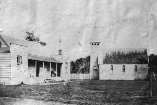 Catholic mission station, Meeanee, 1850s