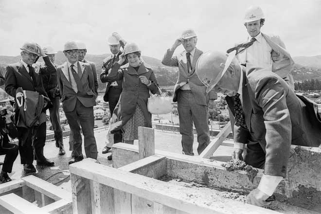 Hutt Hospital topping-off ceremony