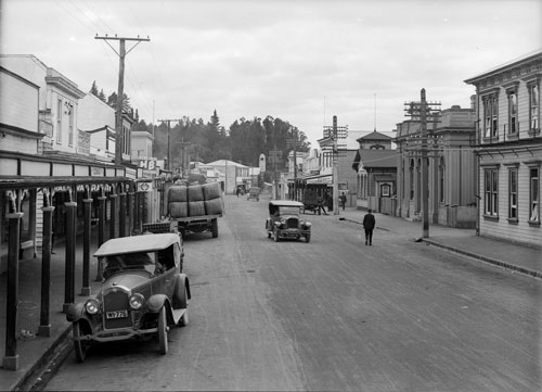 Main street, Waipawa, about 1927
