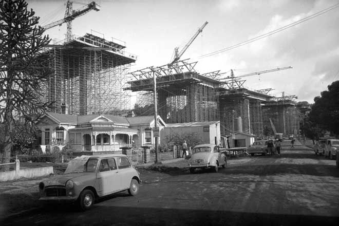 Building Newmarket viaduct