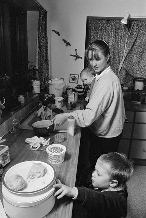 Suburban stay-at-home mum