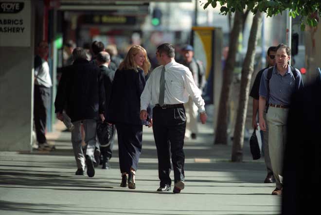 Street flirtation