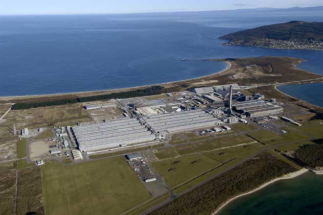 Tīwai smelter, Bluff, Southland