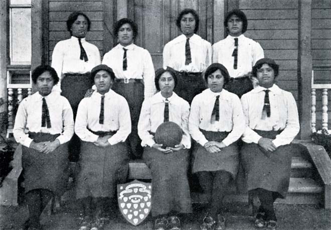 Queen Victoria basketball team