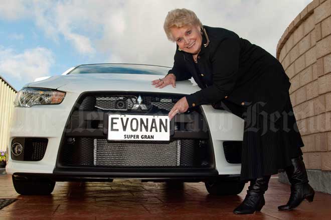 Personalised number plate 