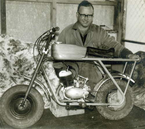 Callender's first farm bike