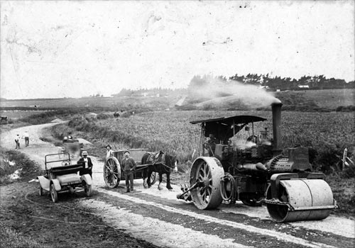 Working on the roads, Waimate West