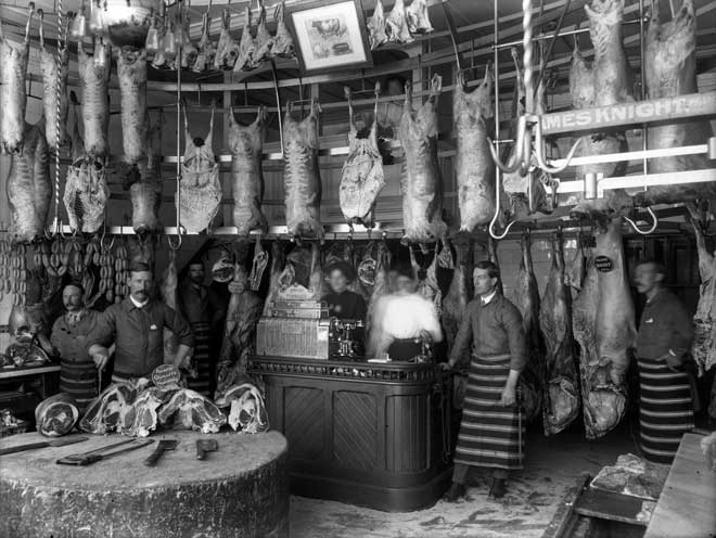 James Knight's butcher's shop