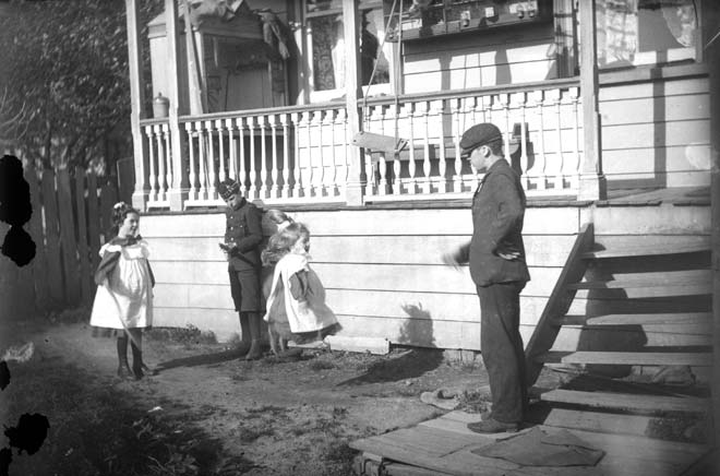 Kids skipping
