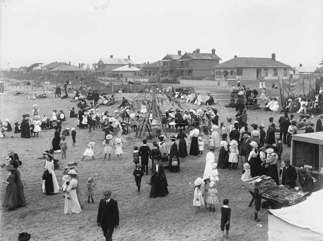 New Brighton beach, 1910