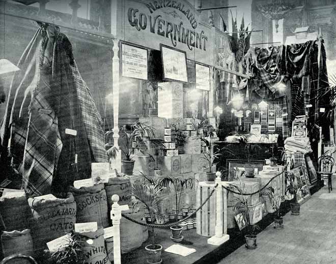 Exhibiting colonial products