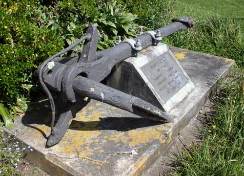 Anchor of the <em>Harriet</em>