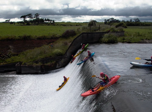 Dam dropping, Waingongoro River