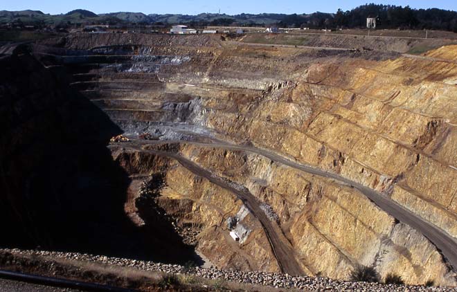 Large open-cast mine