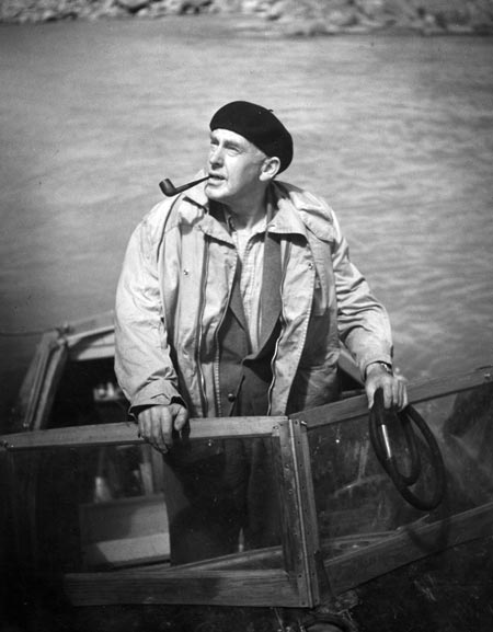 Bill Hamilton, designer of the jet boat